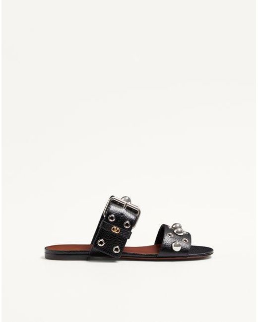 Valentino Garavani White Nellcôte Slide Sandal