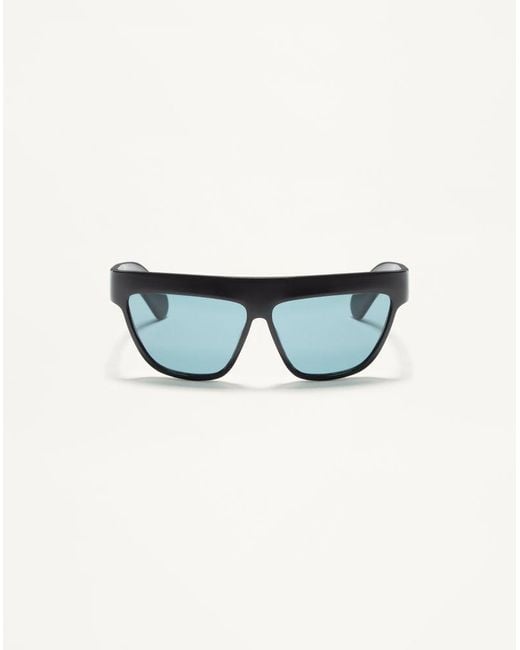 Valentino Blue Geometric Acetate Eyewear