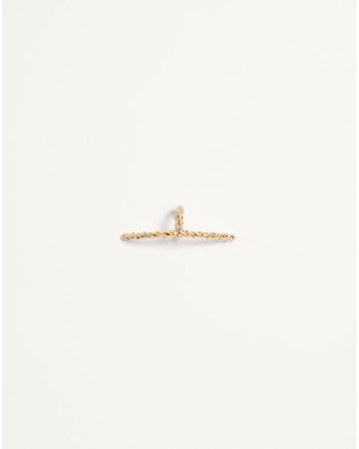 Valentino Garavani Natural Poetique Des Gouttes Metal And Swarovski Crystal Lip Ring
