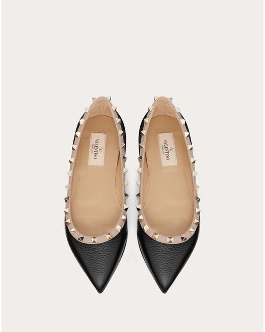 valentino rockstud flats sale