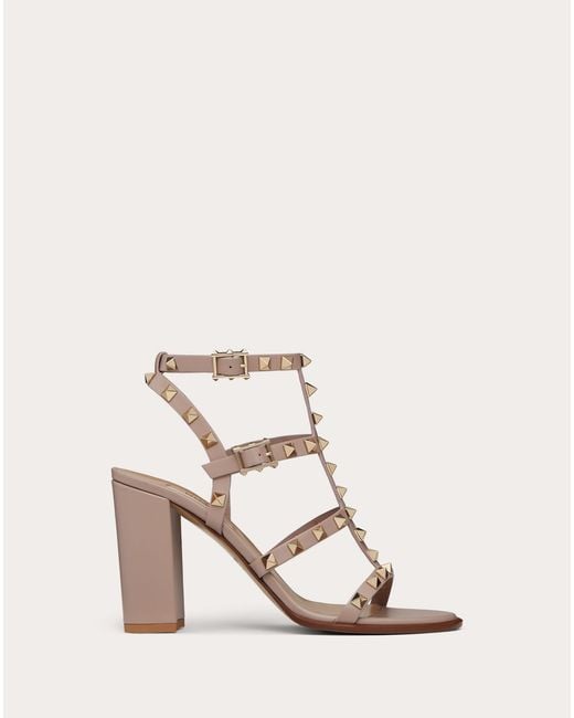 Valentino Garavani Multicolor Rockstud Ankle Strap Sandal 90 Mm