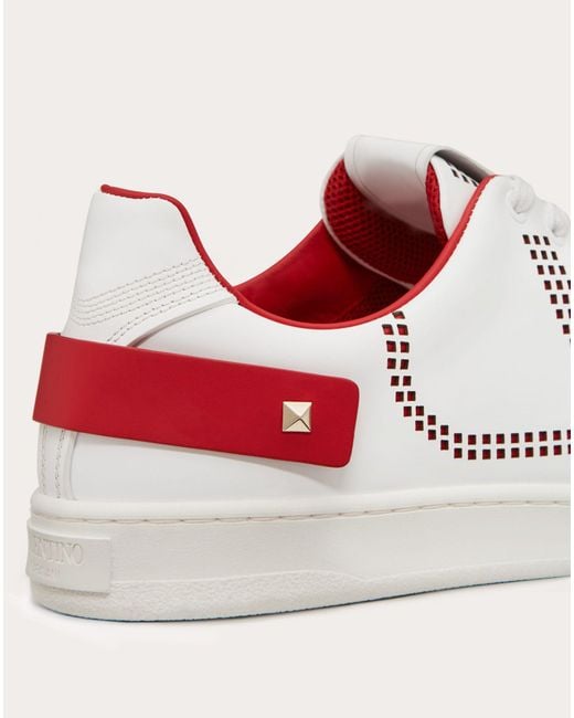backnet calfskin sneaker