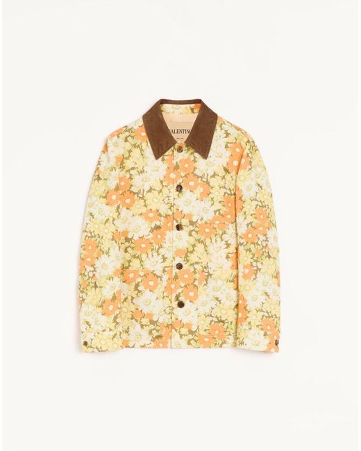 Valentino Metallic Shirt Jacket for men