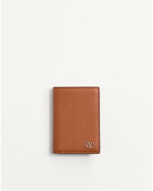 Valentino Garavani White Vlogo Signature Cardholder for men