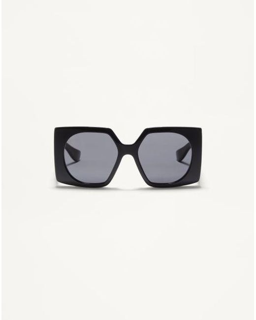 Valentino Blue Rectangular Acetate Glasses