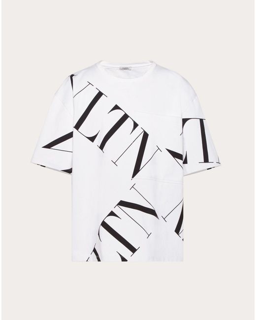 Valentino Cotton Oversize T-shirt With 