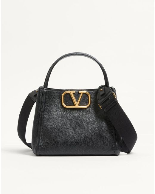 Valentino Garavani Black Alltime Medium Handbag
