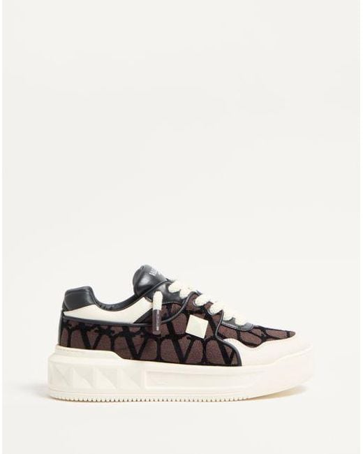 Valentino Garavani White One Stud Xl Low-Top Sneaker for men