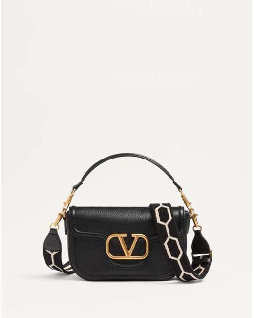 Valentino Garavani Black Alltime Shoulder Bag