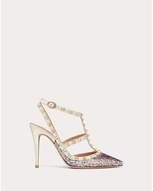 Valentino strap rockstud stiletto on sale heels