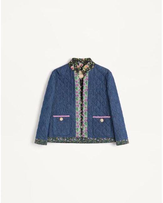 Valentino Blue Chambray Denim Jacket