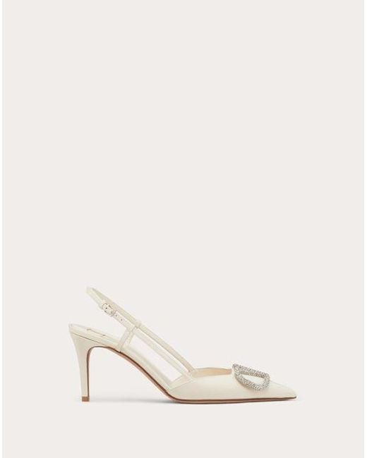 Valentino Garavani Vlogo Signature Slingback Pump In Calfskin