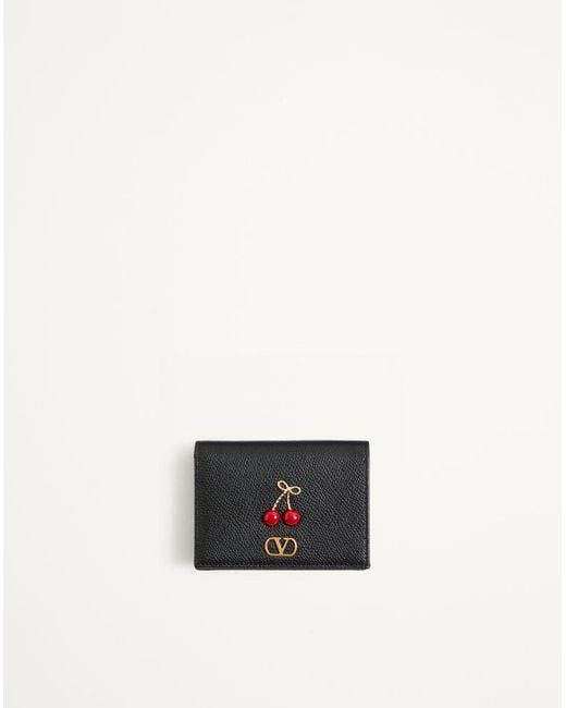 Valentino Garavani White Cherryfic Wallet