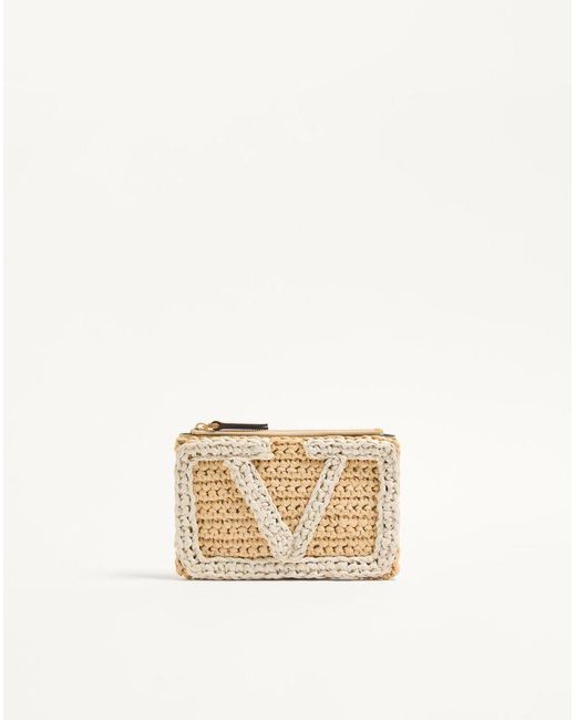 Valentino Garavani Natural Viva Superstar Small Pouch