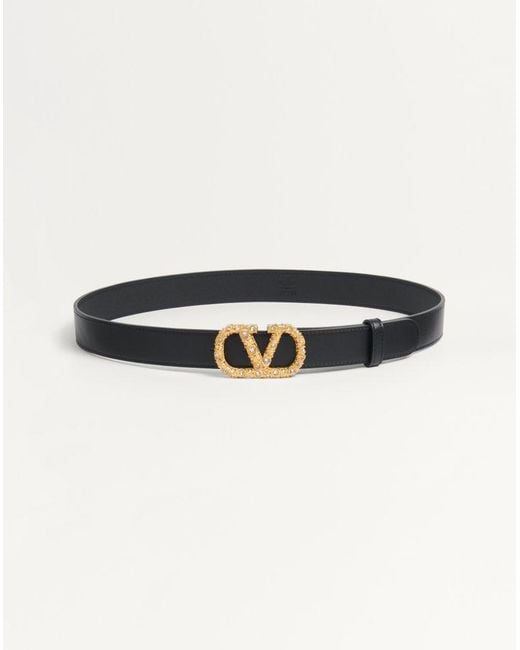 Valentino Garavani Blue Vlogo Signature Belt