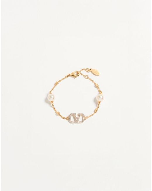 Valentino Garavani Natural Vlogo Signature Bracelet