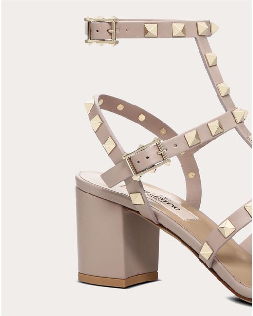 valentino rockstud caged sandals