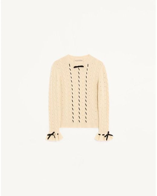 Valentino Natural Wool Jumper