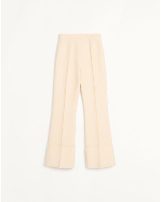 Valentino Natural Crepe Couture Trousers 36