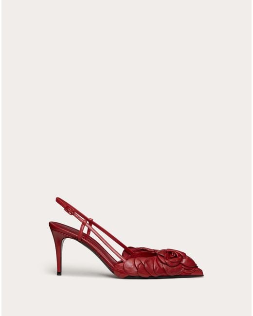 Valentino Garavani Pink Atelier Shoes 03 Rose Edition Slingback Pump 80 Mm
