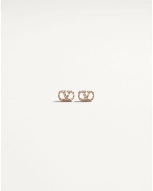Valentino Garavani Natural Vlogo Signature Earrings