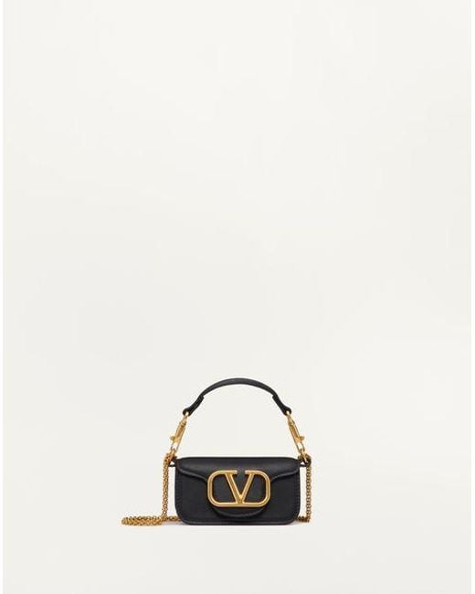 Valentino Garavani Natural Locò Micro Bag