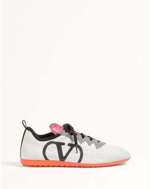 Valentino Garavani White Chromathon Sneaker for men