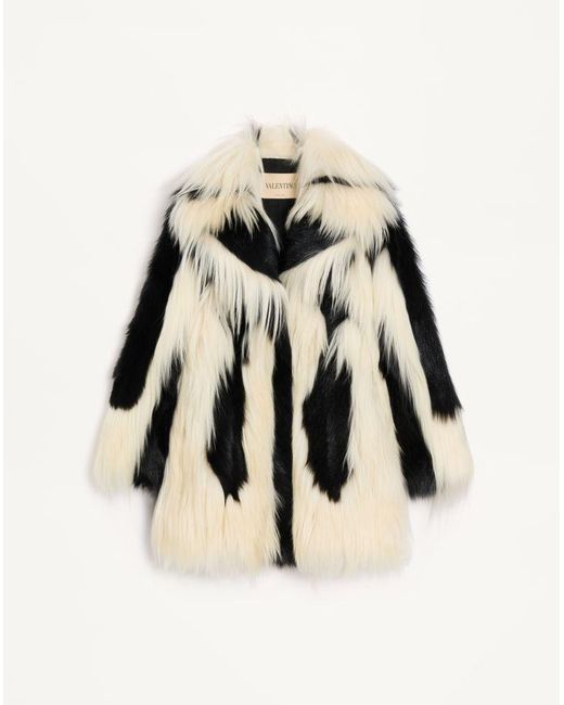 Valentino Natural Shearling Coat