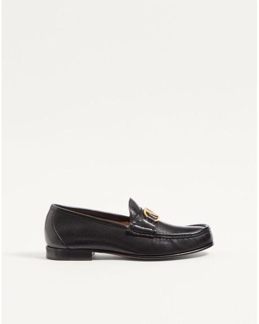 Valentino Garavani White Vlogo Signature Buffalo Loafer 20Mm 35.5