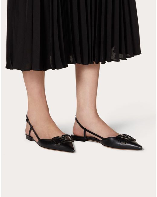 valentino slingback flat