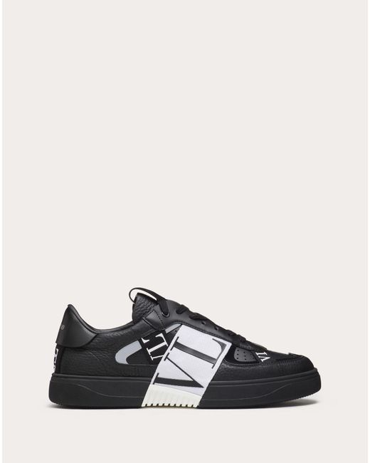 valentino garavani calfskin vl7n sneaker with bands