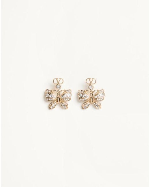Valentino Garavani Natural Flutterby Earrings