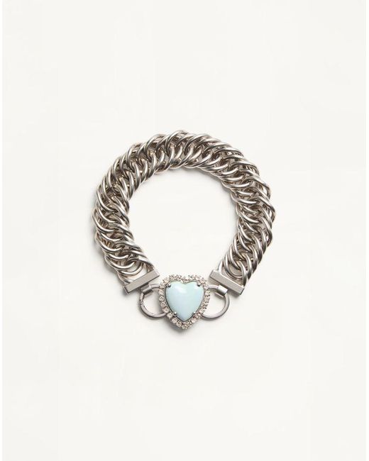 Valentino Garavani Metallic Coeur Hyperbole Choker
