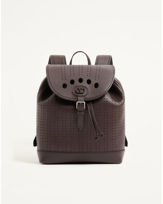 Valentino Garavani Gray Antibes Backpack for men