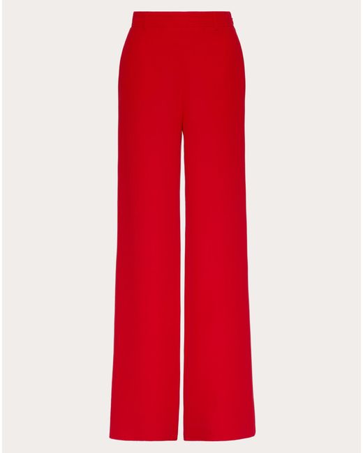 Valentino Red Cady Couture Trousers
