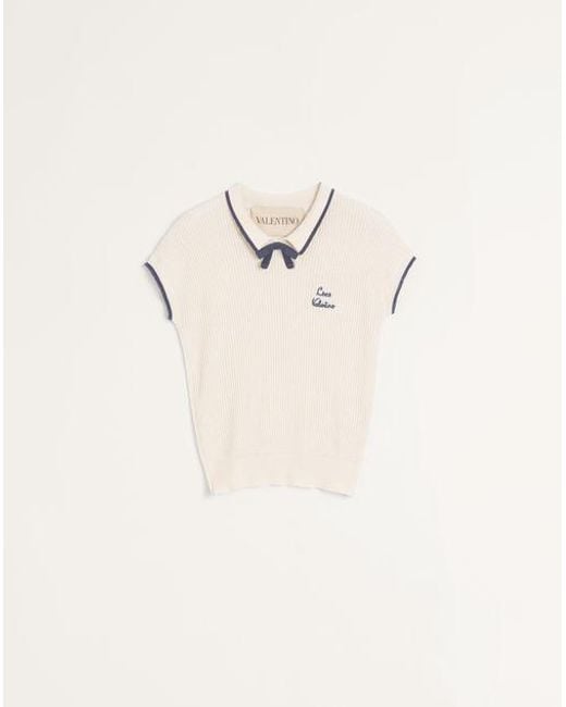 Valentino Natural Baumwolltop Frau