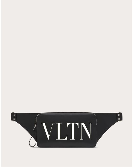 Valentino Garavani Leather Logo Cross Body Bag Black/White (Black) for Men - Save 58% - Lyst