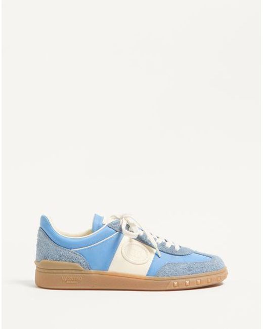 Valentino Garavani Blue Upvillage Low Top Trainer for men