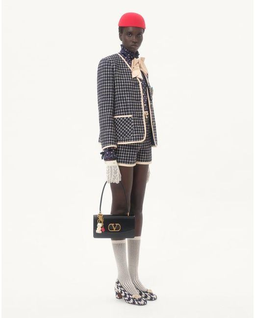 VALENTINO ヴェイン シャイニーカーフスキン ハンドルバッグ ヴァレンティノ ガラヴァーニ ヴェイン シャイニーカーフスキン