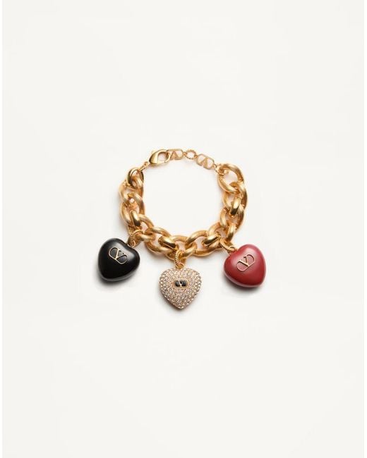 Valentino Garavani Multicolor Coeur Royal Bracelet