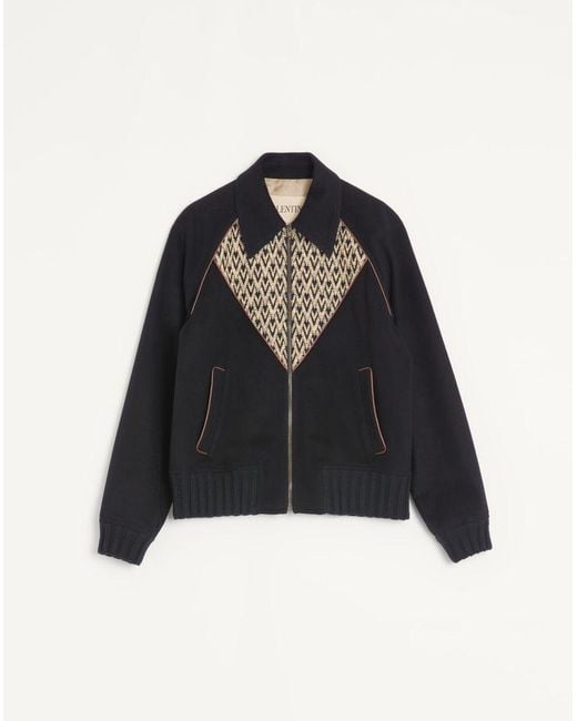 Valentino Black Bomber Jacket for men
