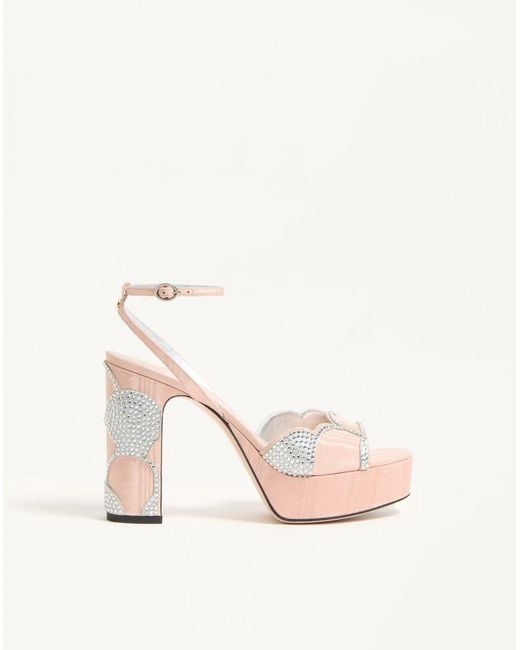Valentino Garavani Natural Bowow Platform Sandal