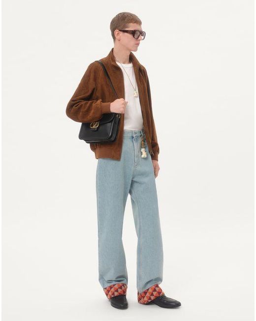 メンズ Valentino Vgパッチ コットン Tシャツ おとこ アイボリー Natural