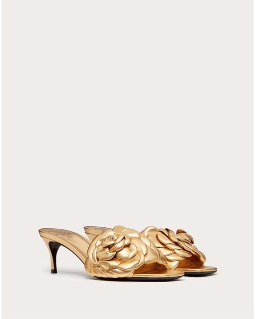 Valentino Garavani Multicolor Atelier Shoes 03 Rose Edition Slide Sandal 55 Mm