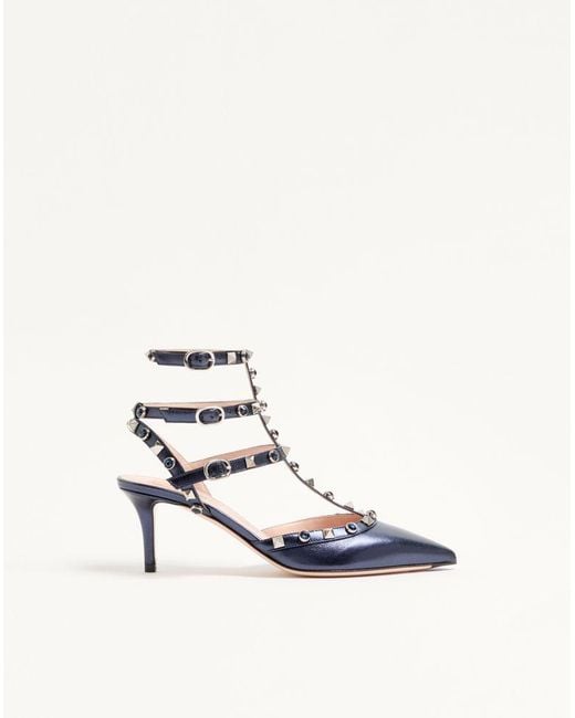Valentino Garavani White Rockstud Pumps
