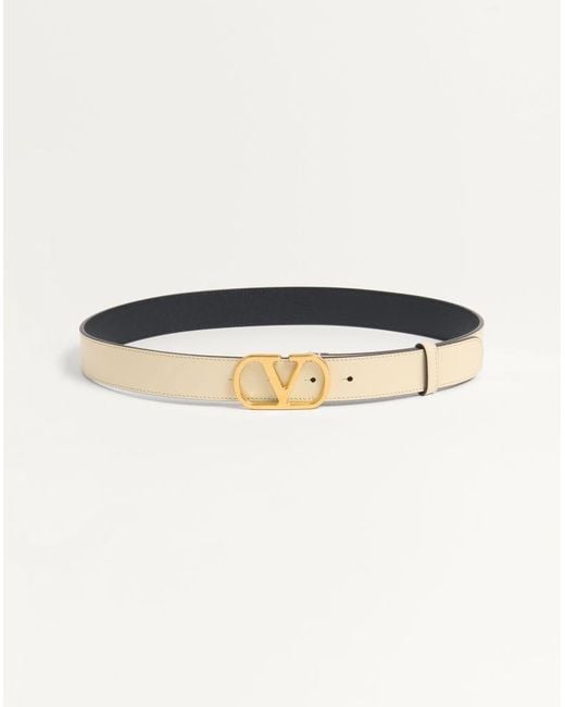 Valentino Garavani Blue Vlogo Signature Belt