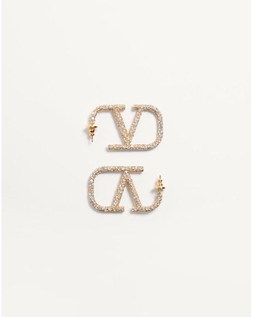 Valentino Garavani Natural Vlogo Signature Earrings