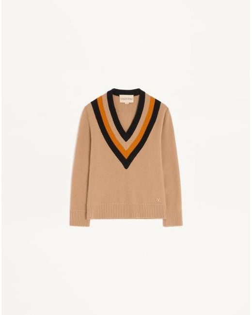 Valentino Natural Wool Jumper