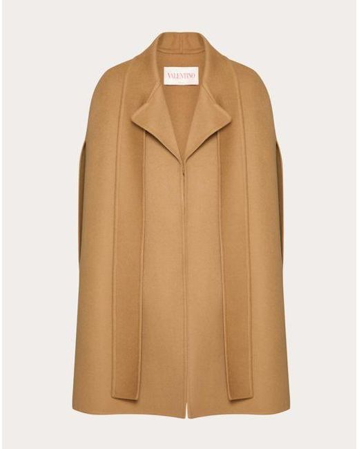 Valentino Natural Compact Drap Cape