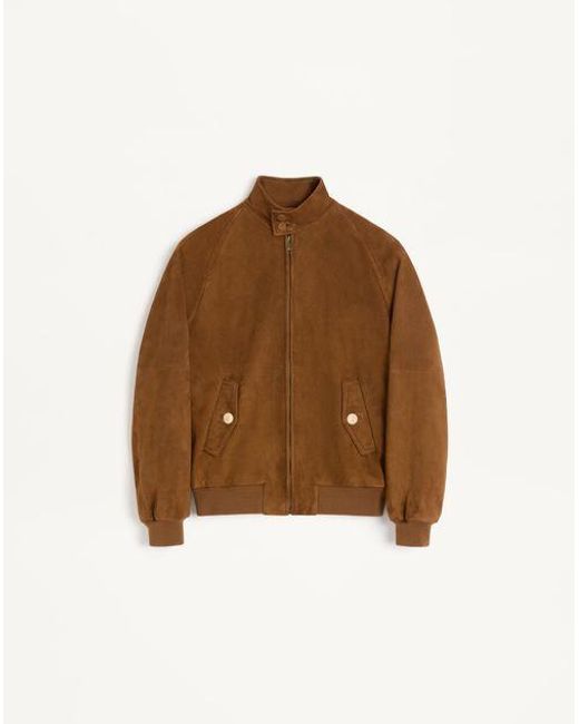 Valentino Brown Suede Jacket for men